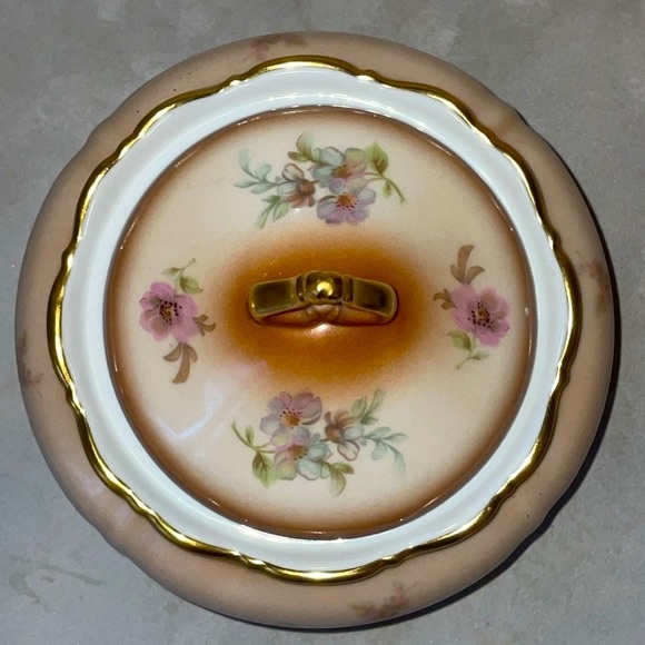 Royal Porzellan Bavaria KPM Hand Thrown Covered Bowl Vintage Made in Germany - Picture 4 of 13